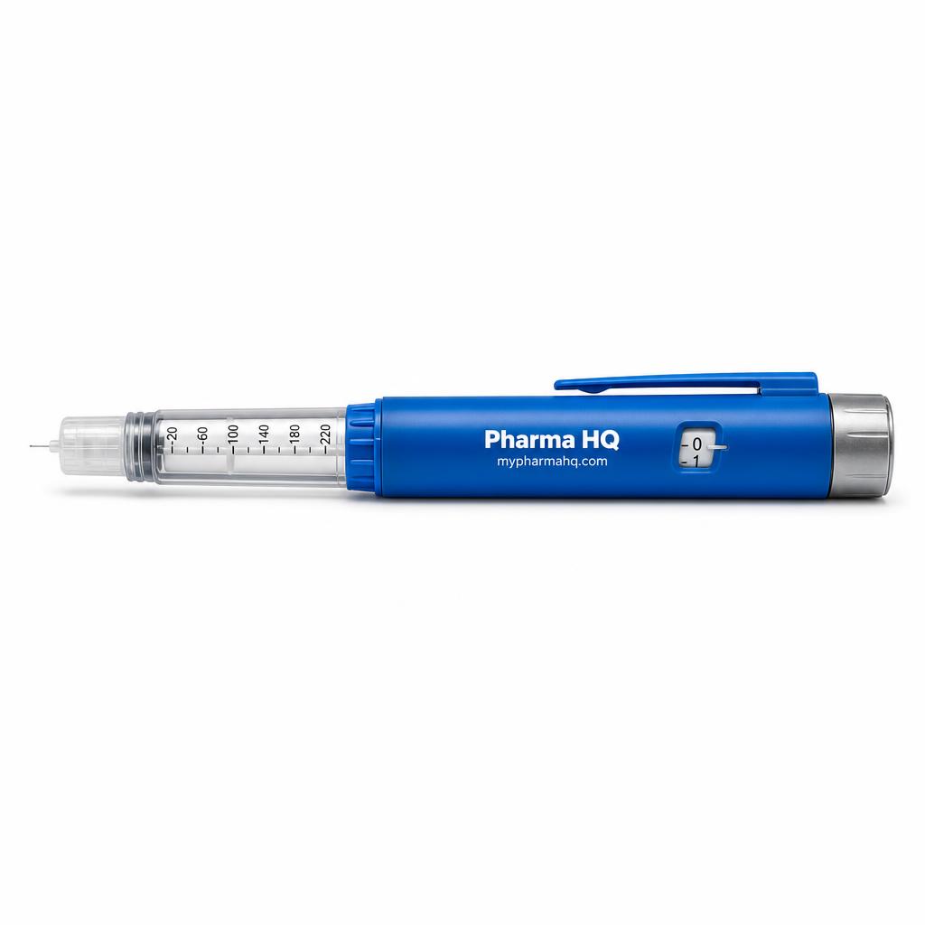 Reusable Injection Pen — Blue