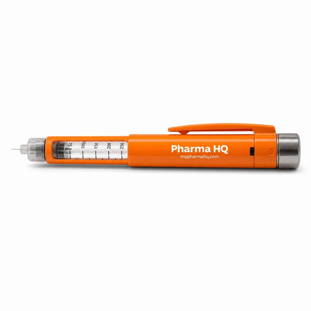 Reusable Injection Pen — Orange