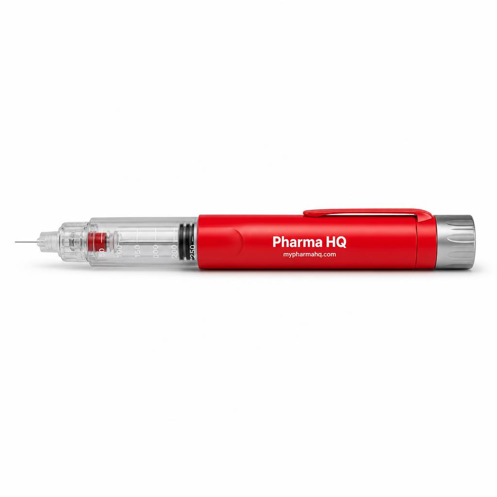 Reusable Injection Pen — Red